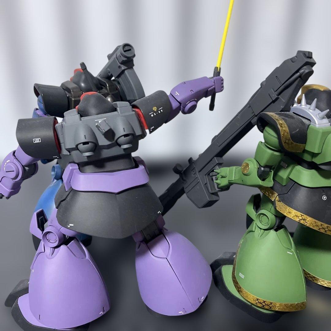 【MG３体セット】リックドム、ドズルザク専用ドム組み立て済みジャンク品