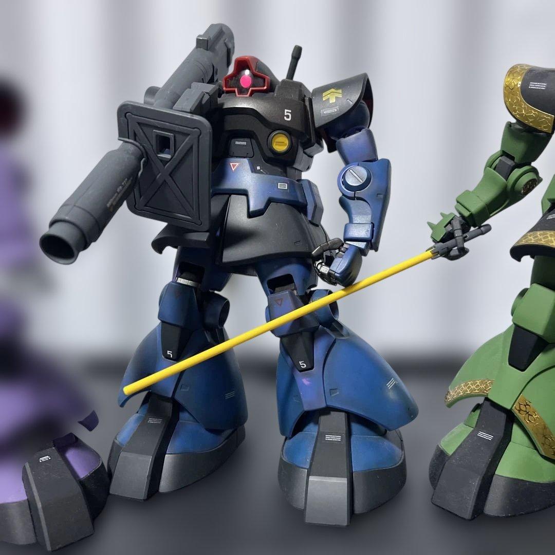 【MG３体セット】リックドム、ドズルザク専用ドム組み立て済みジャンク品