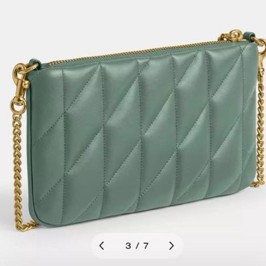 定価42,900円 COACH ショルダーバッグ　キルティング　チェーン