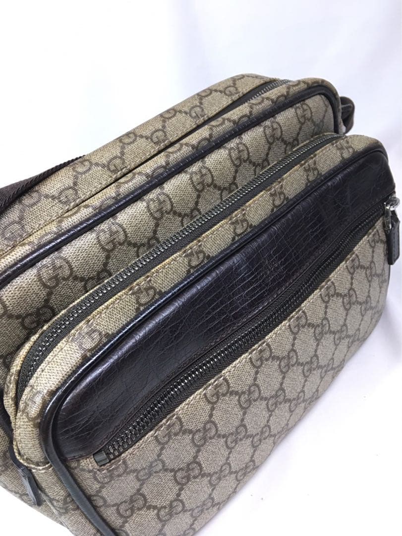 グッチ　PVC GG柄　ショルダーバッグ