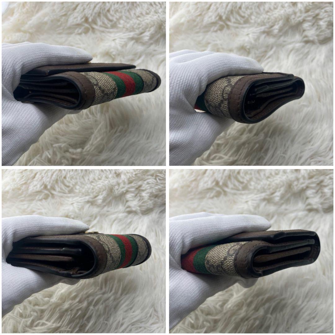 スイカ様✨グッチ　三つ折り財布　オフィディア　マーモント　シェリーライン　PVC