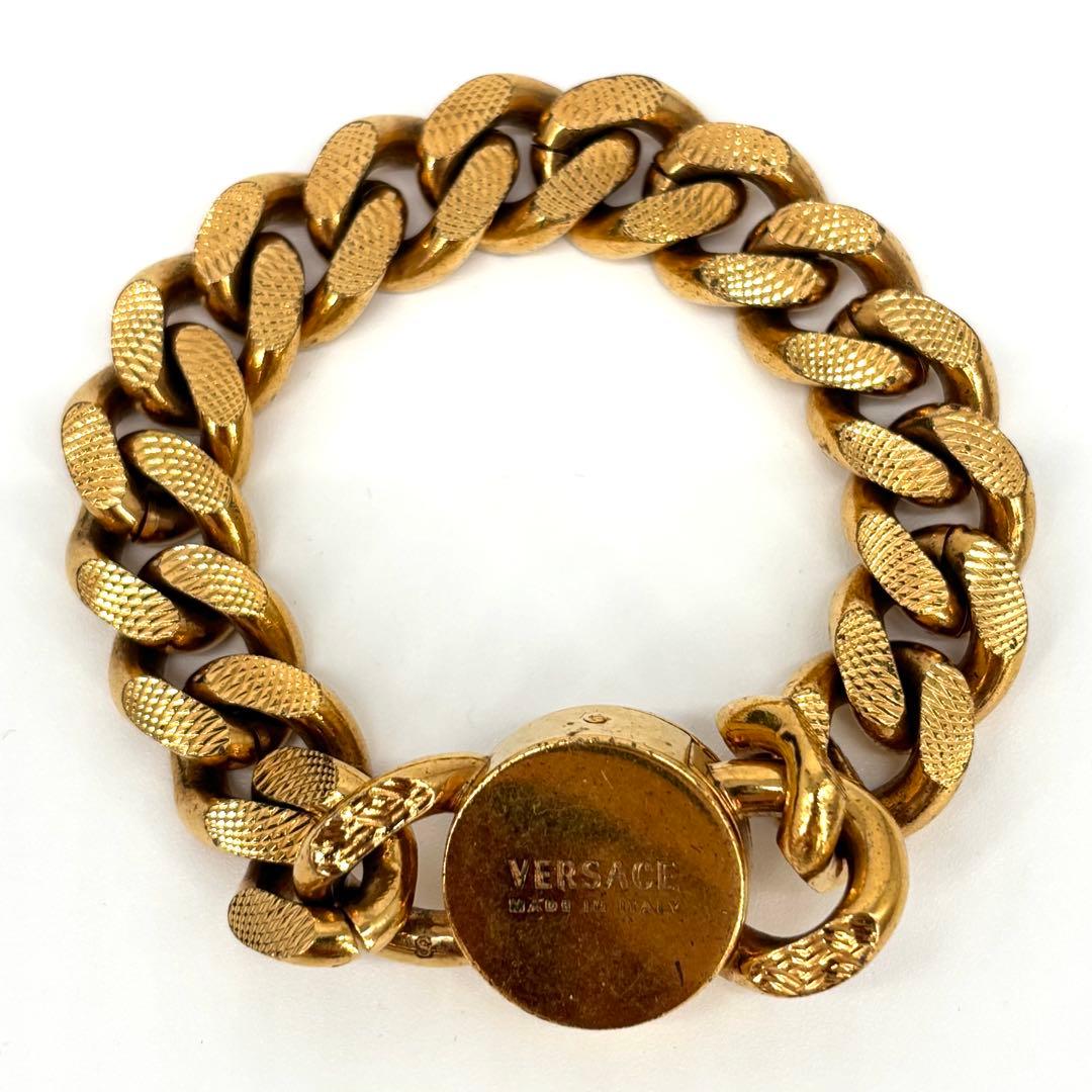 【最終底値】VERSACE ブレスレット メデューサ 喜平チェーン ゴールド