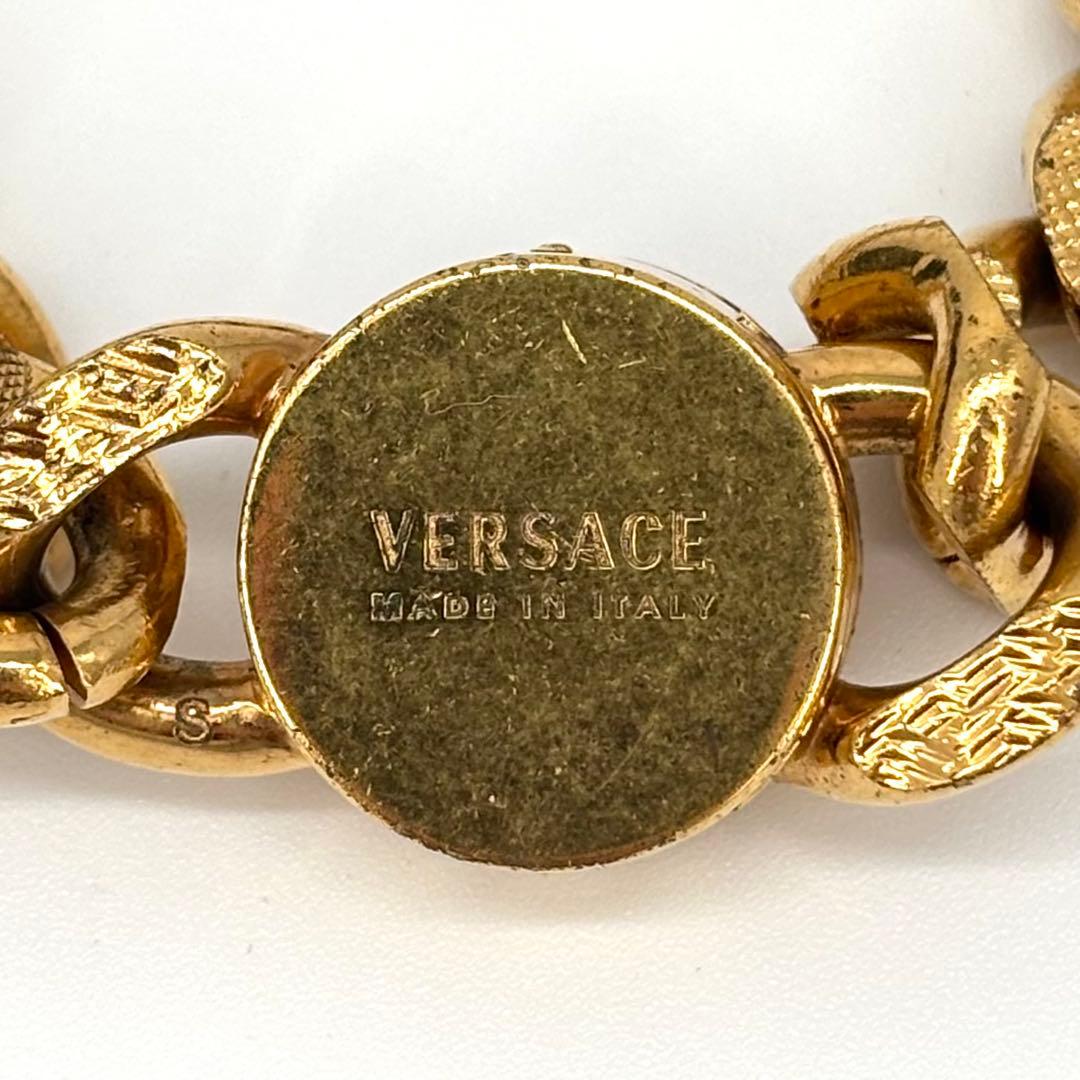 【最終底値】VERSACE ブレスレット メデューサ 喜平チェーン ゴールド