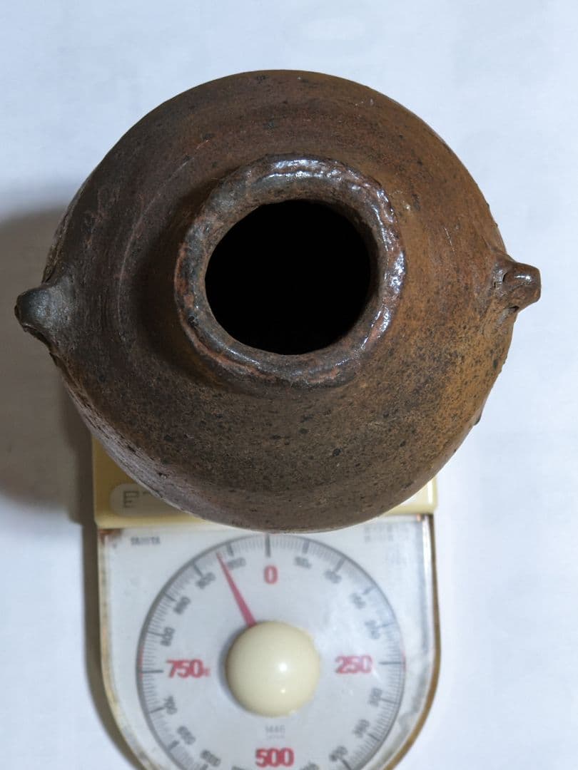 ♦珍物！時代物【在銘 古い焼締め】備前焼？コレクション 骨董品 アンティーク