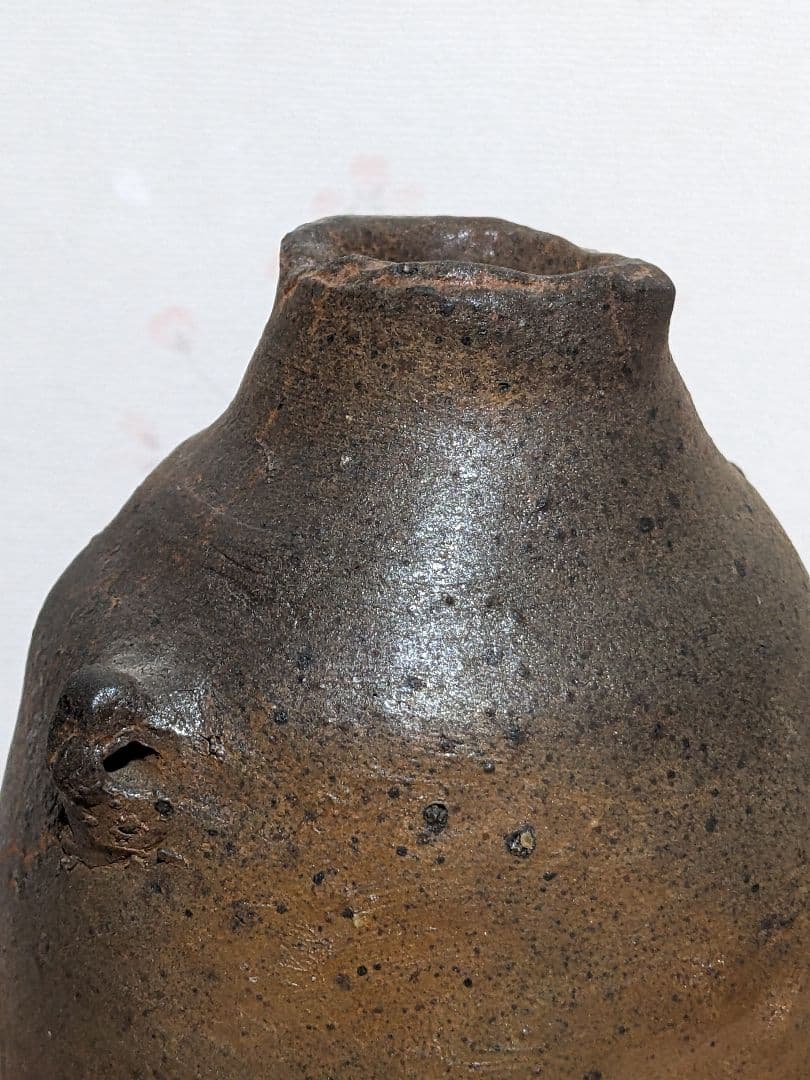 ♦珍物！時代物【在銘 古い焼締め】備前焼？コレクション 骨董品 アンティーク