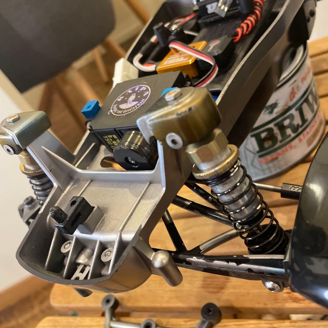 グラスホッパー2 改造　ルマンゴールド21.5T（未走行）未塗装ボディー2枚など