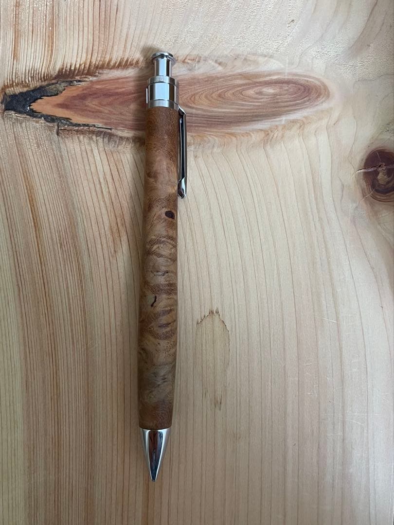 チャーーハン 工房楔　花梨瘤杢　0.5mmシャープペンシル