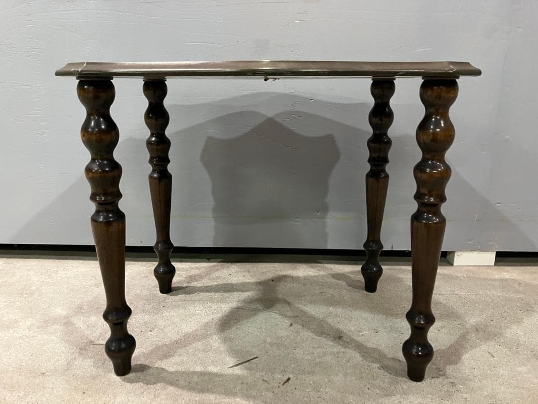 『イタリア製』サイドテーブル ナイトテーブル テーブル コンソール 花台 象嵌