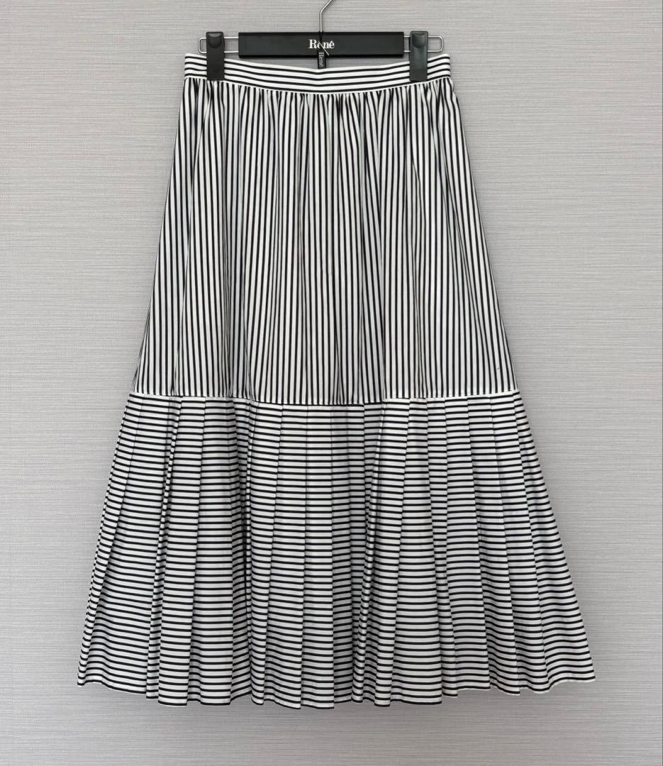 【美品】Rene ルネ　ストライプスカート　5424200