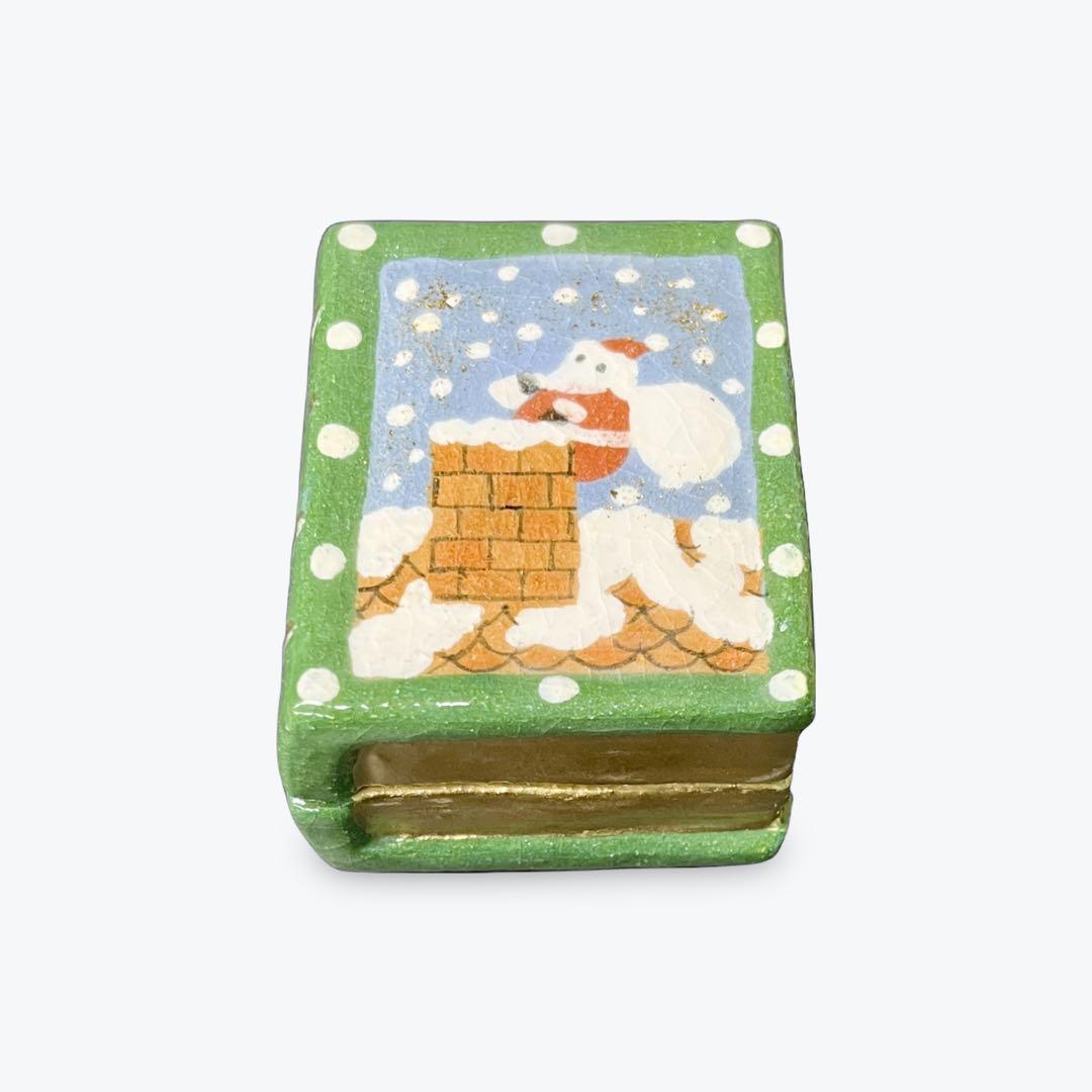 香合 クリスマスツリー　茶道具