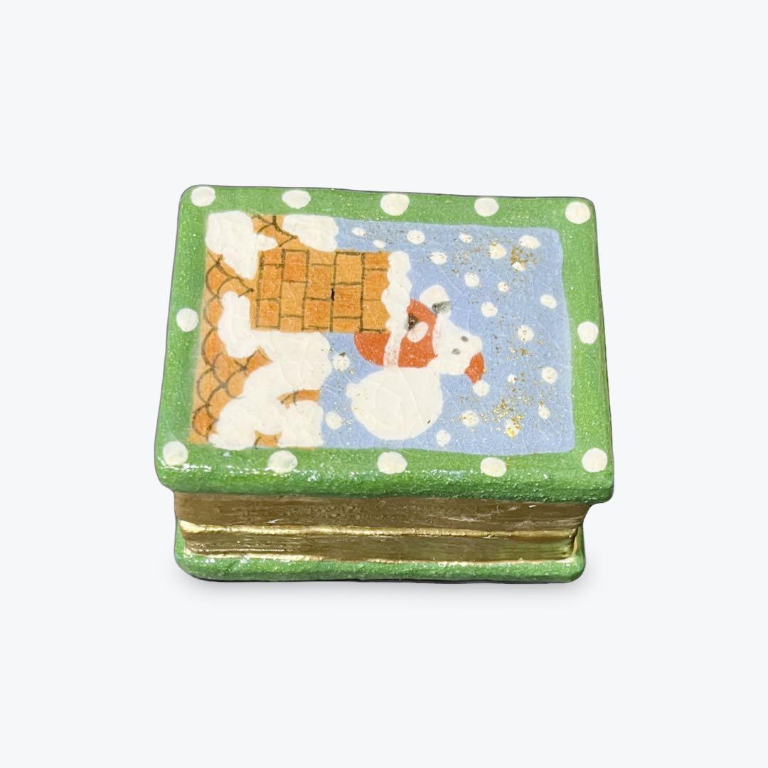 香合 クリスマスツリー　茶道具