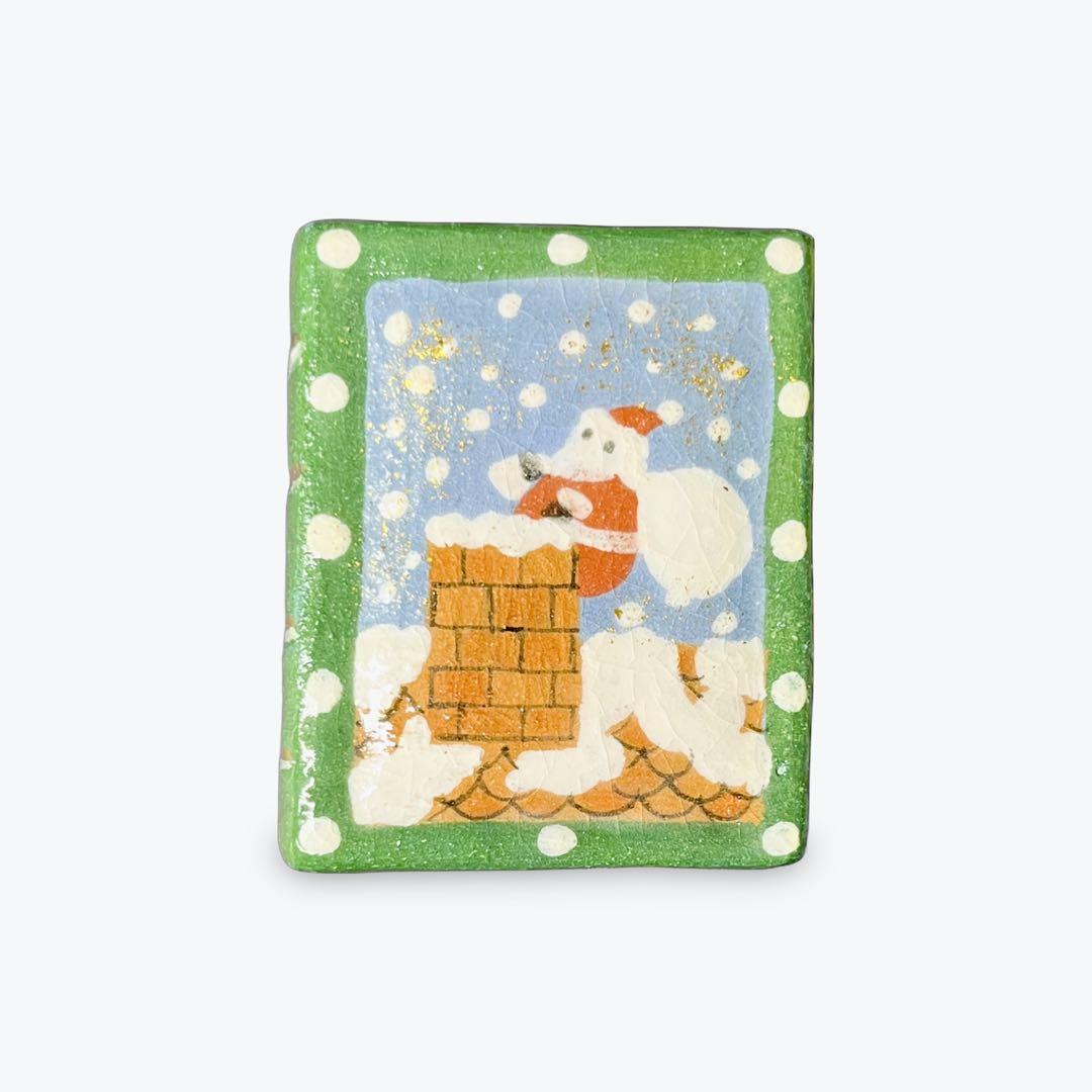 香合 クリスマスツリー　茶道具