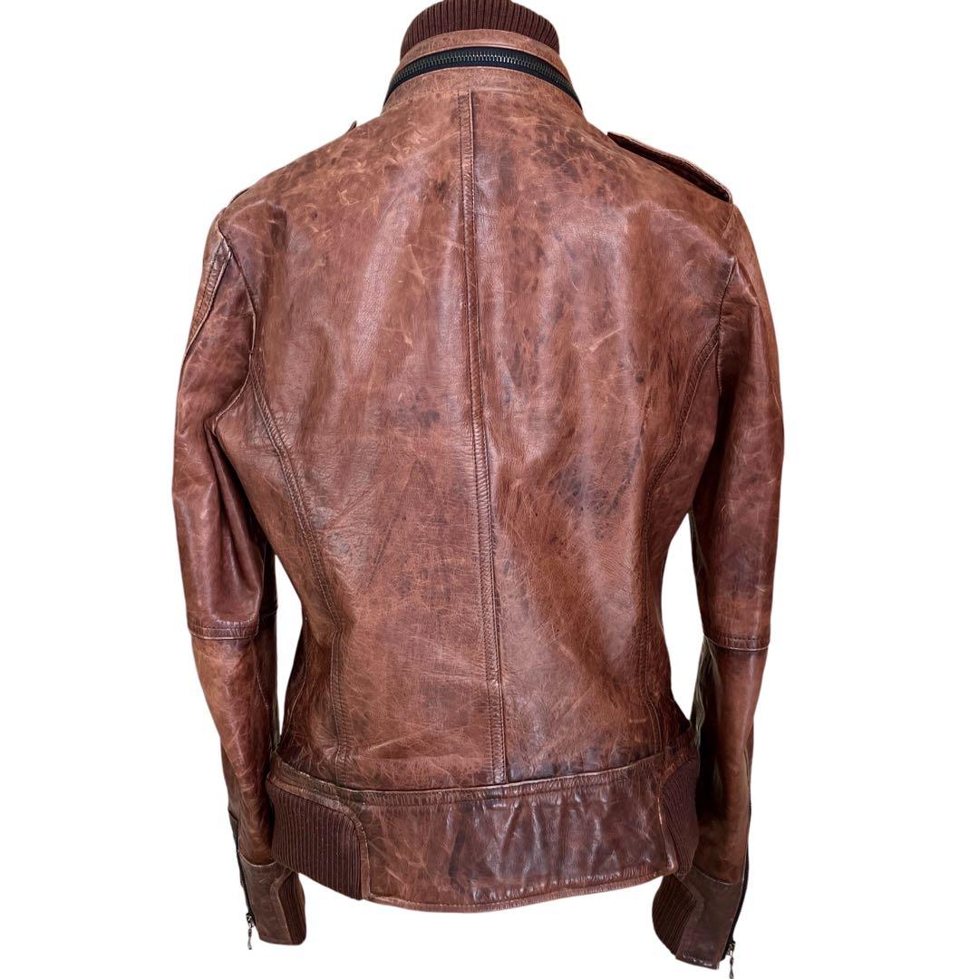 【美品】赤西仁着用モデル SHELLAC 牛革 ライダースジャケット