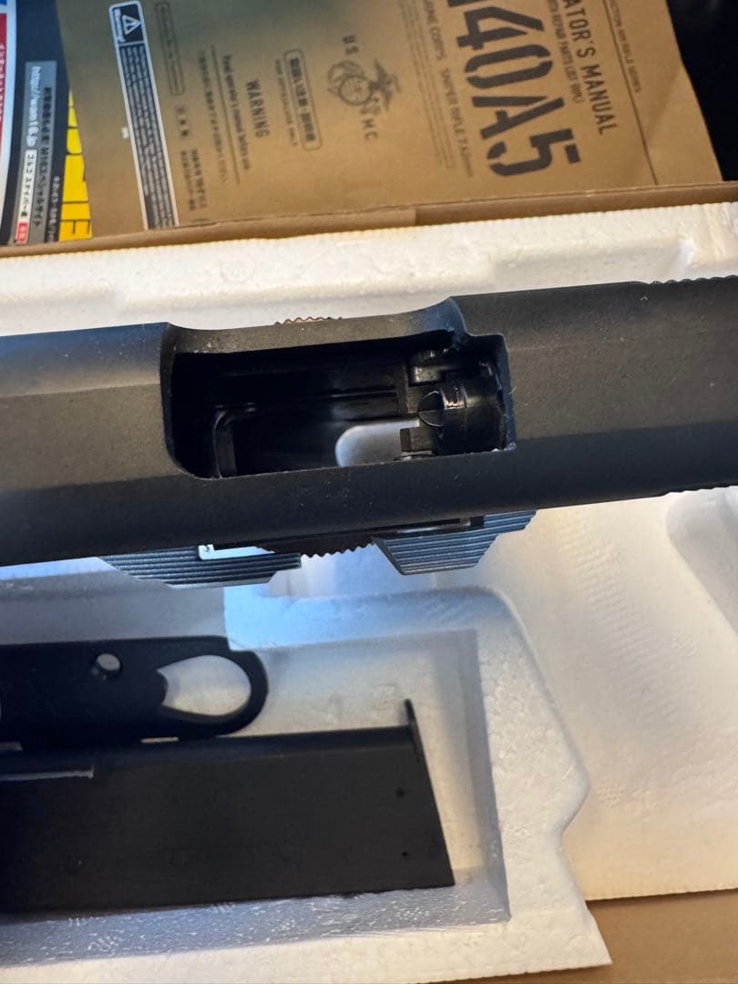 WAコルト スネークマッチ M1911A1 カーボンブラック