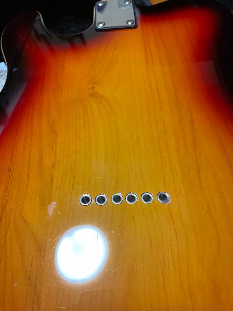 テレキャスターカスタムモデル、Bigsby B5トレモロアーム付き。