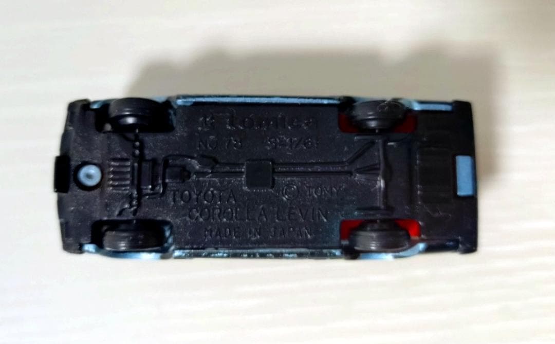 日本製トミカ 78-3 トヨタカローラレビン 一般輸出向け PocketCars
