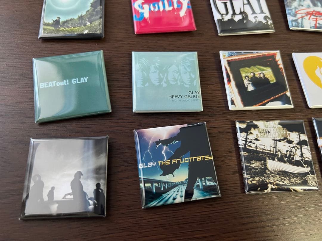 GLAY 缶バッジ　17個セット