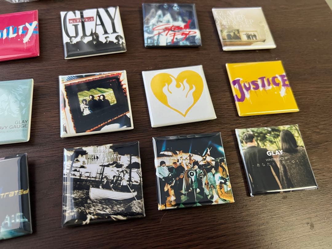 GLAY 缶バッジ　17個セット