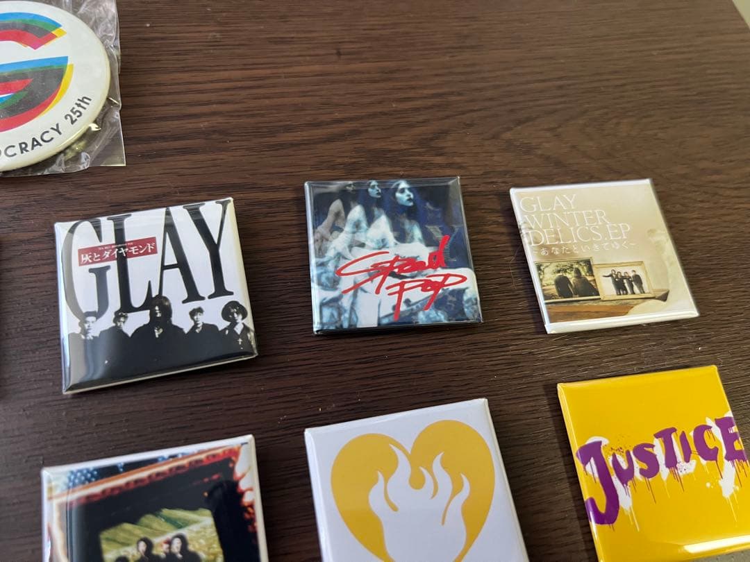 GLAY 缶バッジ　17個セット