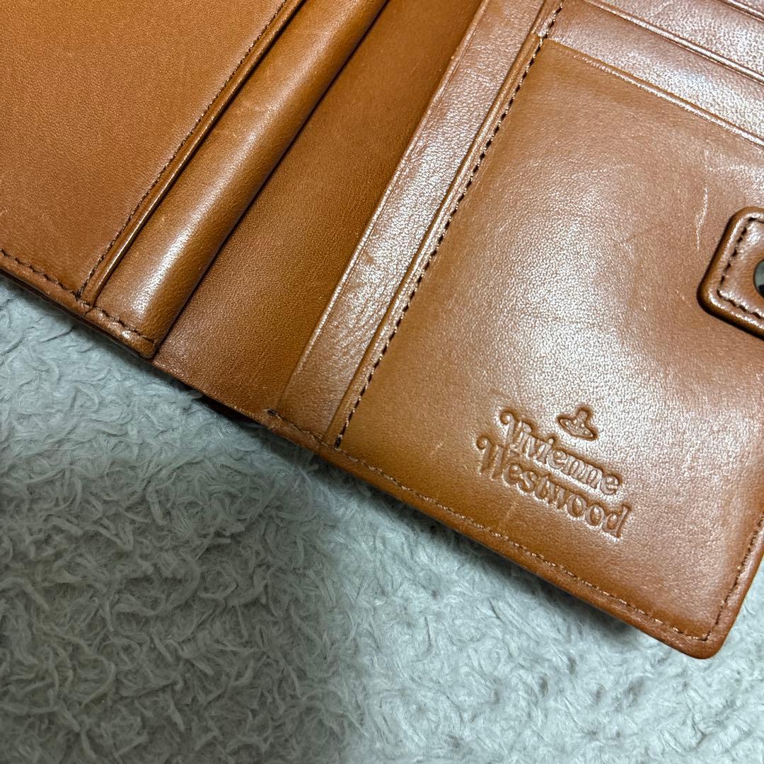 Vivienne Westwood 折財布 口金 がま口　レザー　ブラック