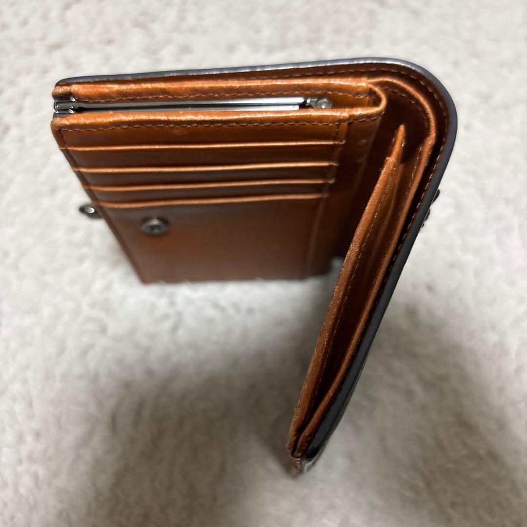 Vivienne Westwood 折財布 口金 がま口　レザー　ブラック