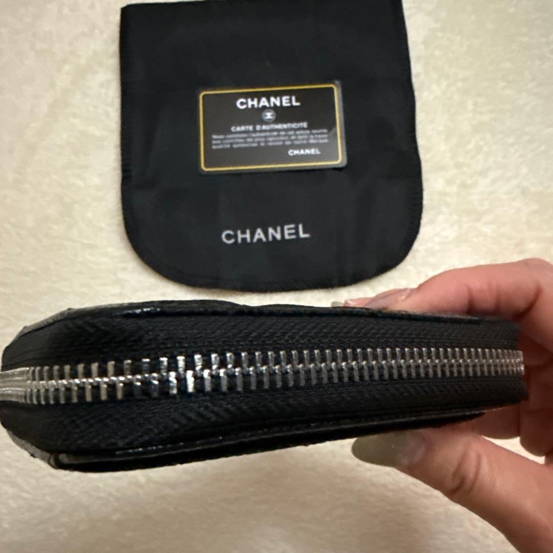 むーさん CHANEL ノベルティブラック キルティング ケース