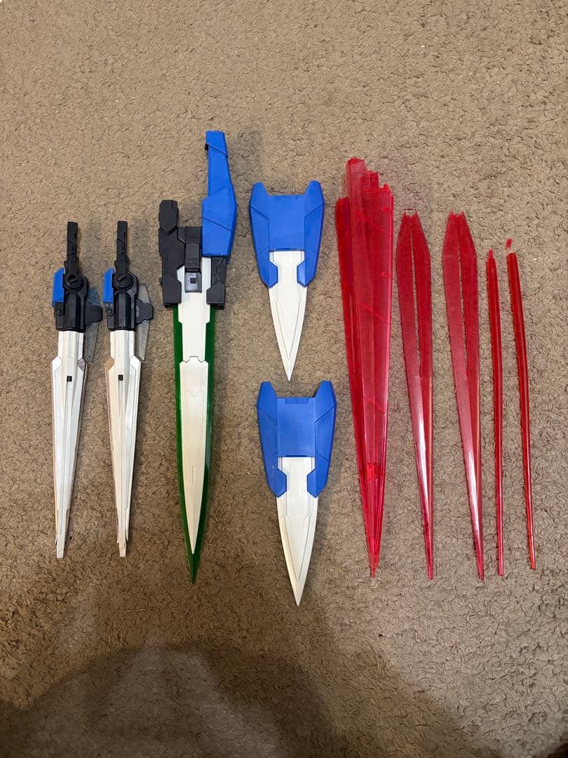 PG ダブルオーライザー　初回購入特典付き　組立済　ジャンク扱い