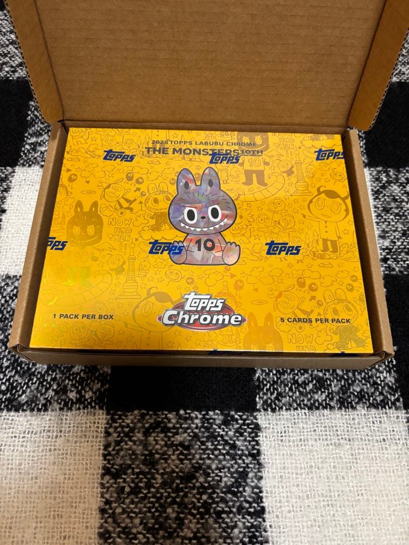 Topps chrome Labubu 3box 未開封 セット