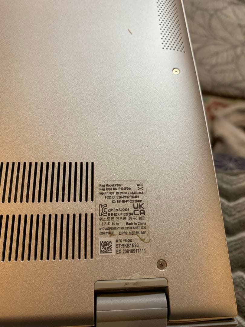 DELL ノートPC ジャンク品