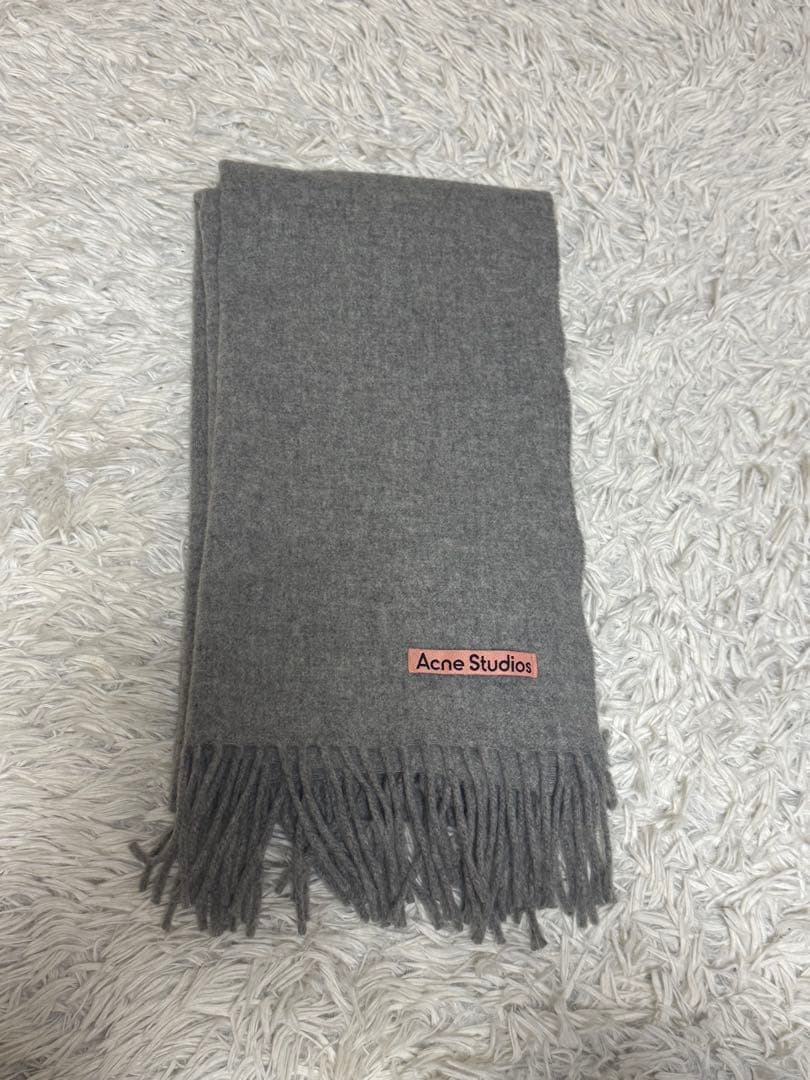 Acne Studiosマフラー　グレー