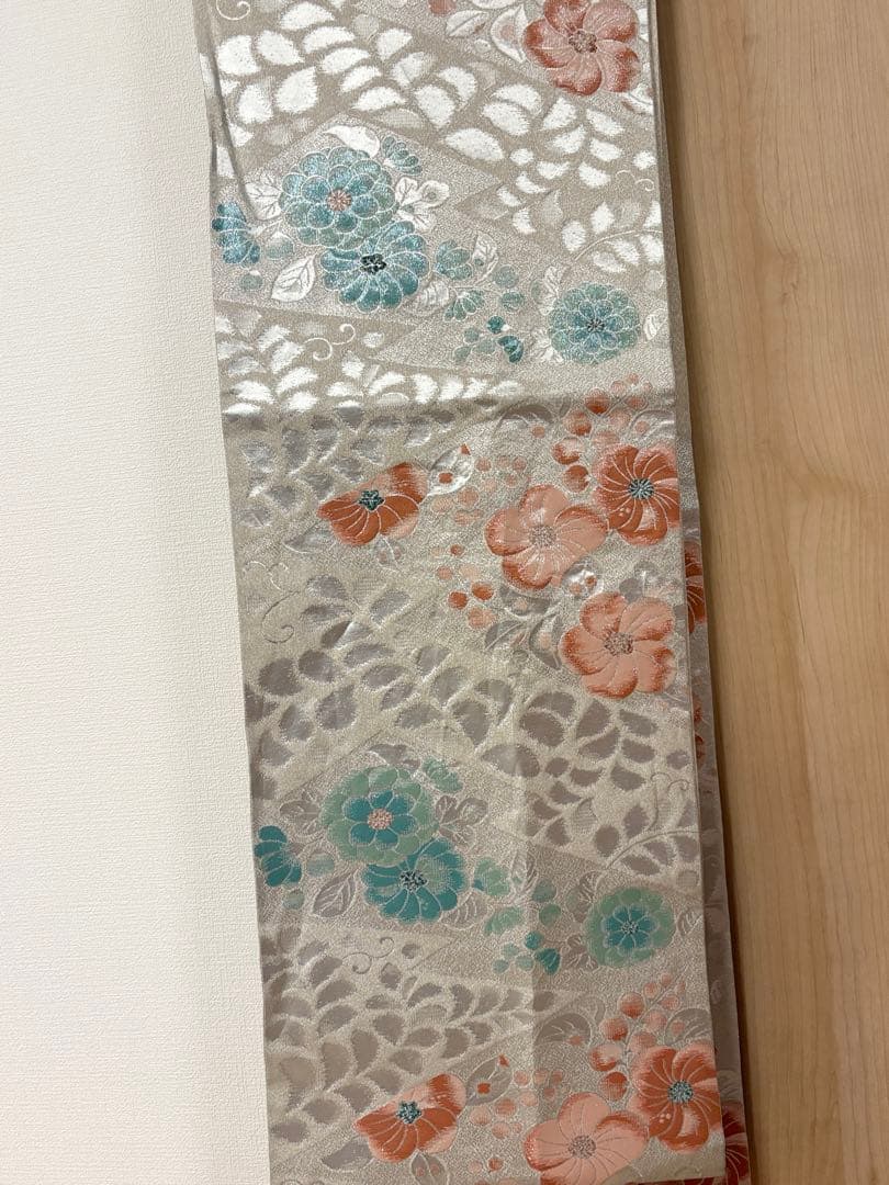 振袖フルセット ピンク グレー 古典柄 金彩 ミントグリーンsMH2512141