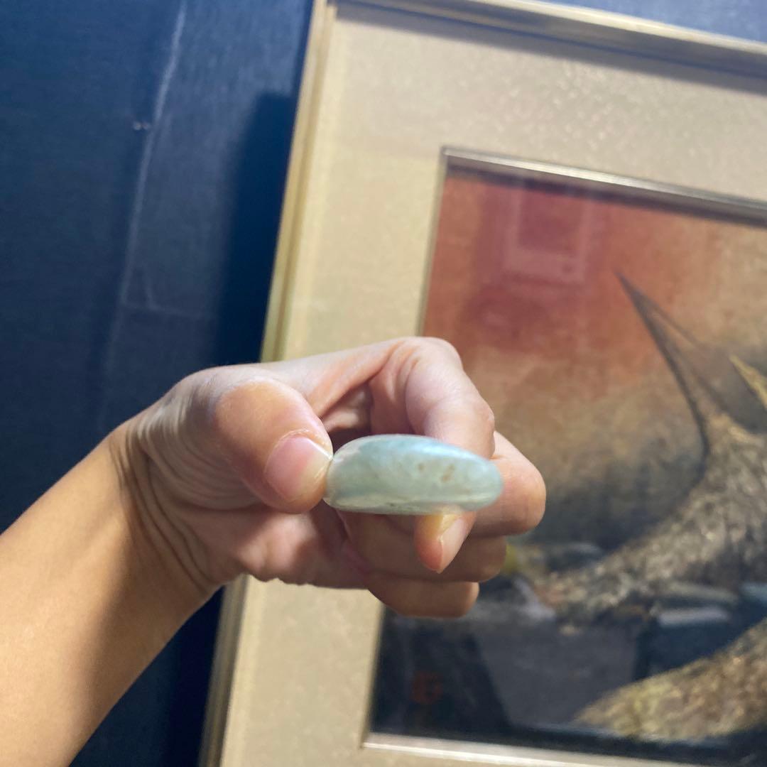 淡翠大珠◆神秘の護符◆73mm◆コレクターアイテム