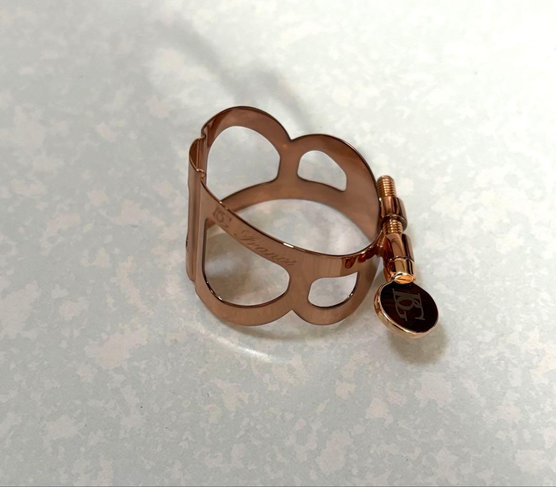 BG トラディションローズゴールド　バリトンサックスリガチャー 【美品】