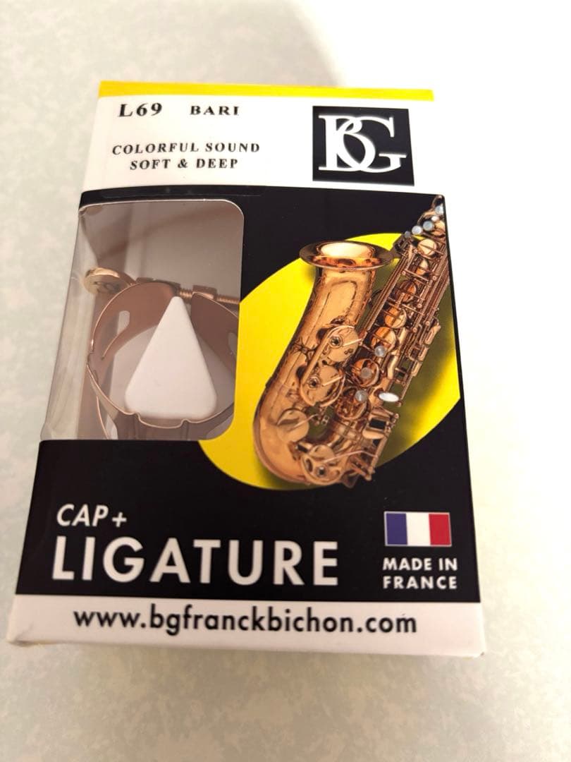 BG トラディションローズゴールド　バリトンサックスリガチャー 【美品】
