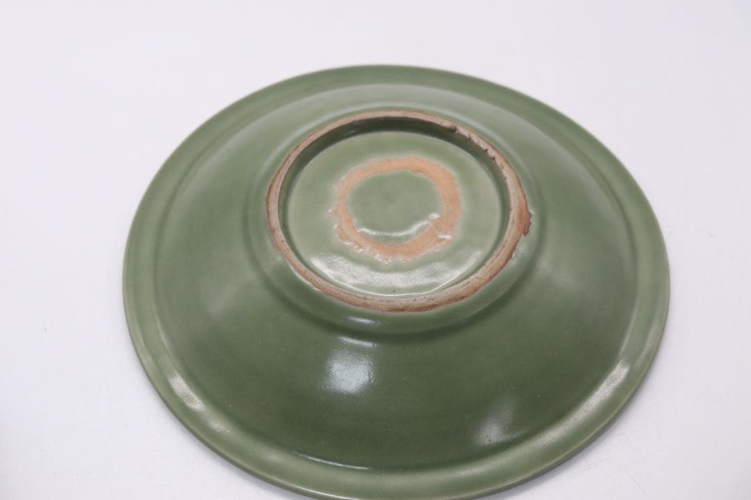 ※中国　龍泉窯　魚紋大皿　青磁　送料込み0814