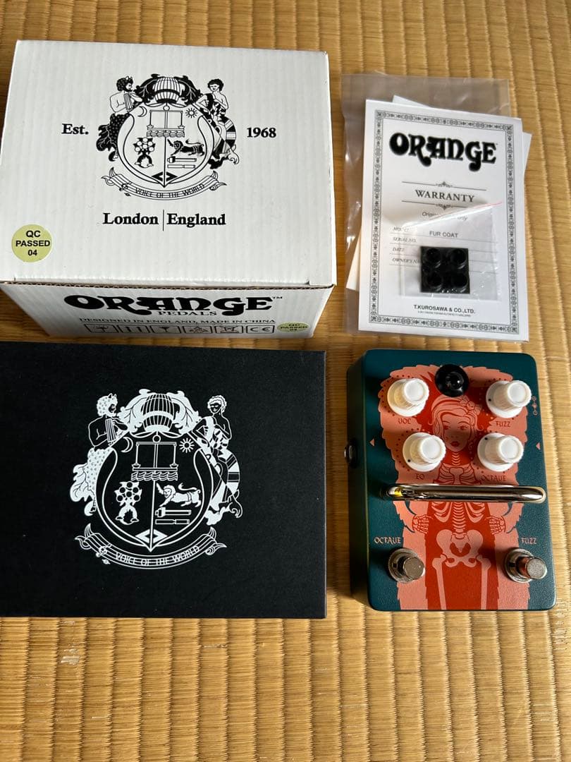 ORANGE FUR COAT オクターブファズ