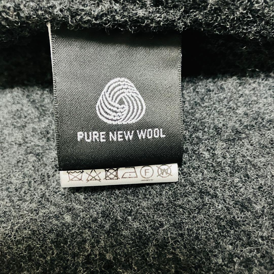 23AW anuans リバーロングチェスターコート ピュアウール グレー