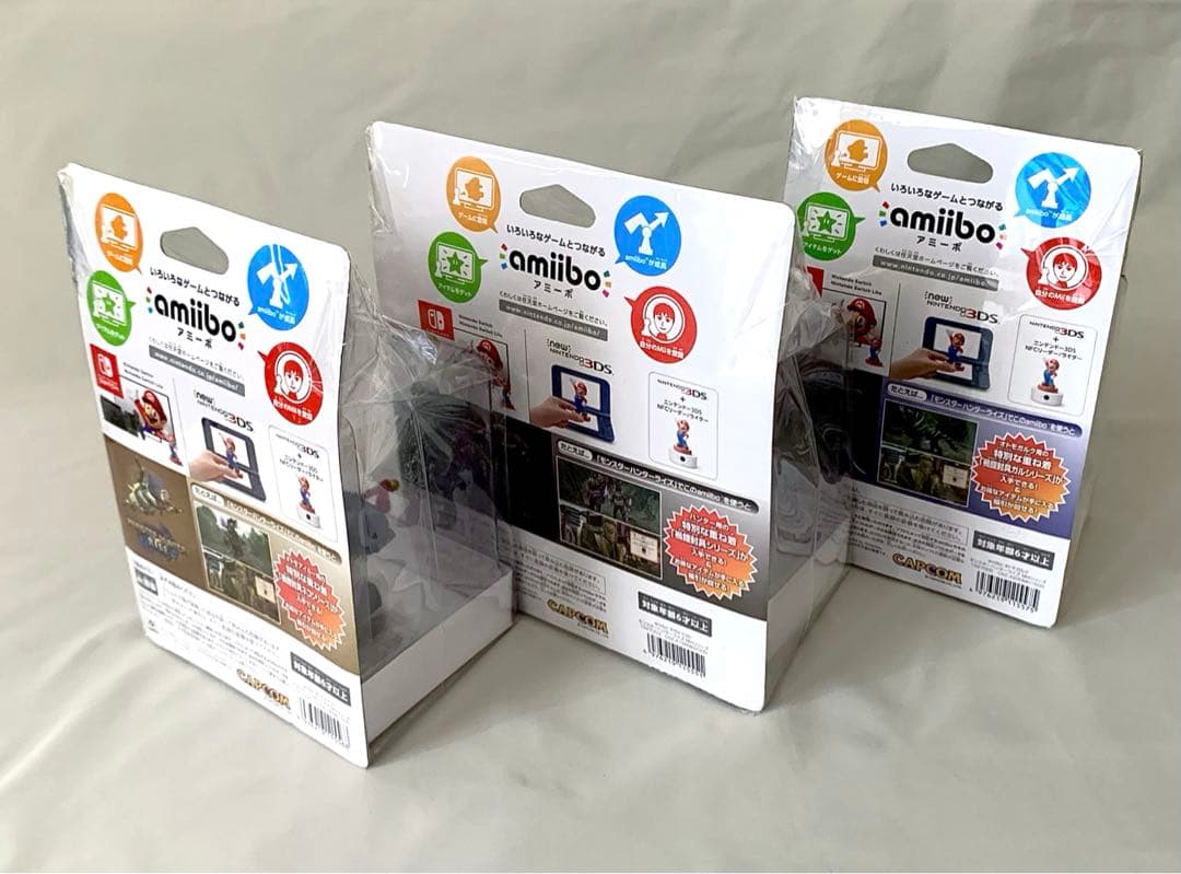 【新品未開封amiibo マガイマガド オトモガルク オトモアイルー 3種セット