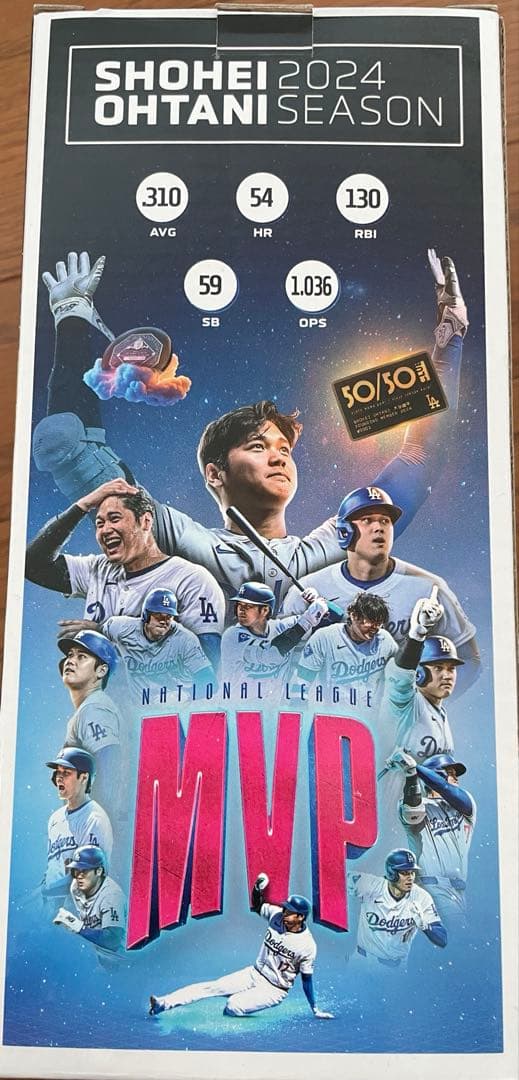 大谷翔平　Los Angeles Dodgers ボブルヘッド3体セット