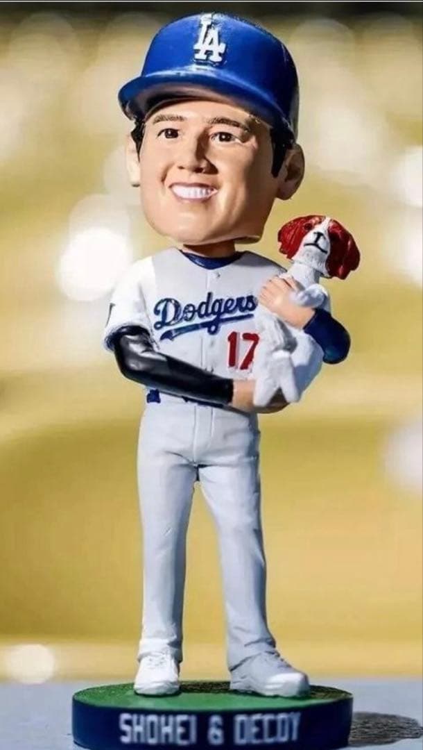 大谷翔平　Los Angeles Dodgers ボブルヘッド3体セット