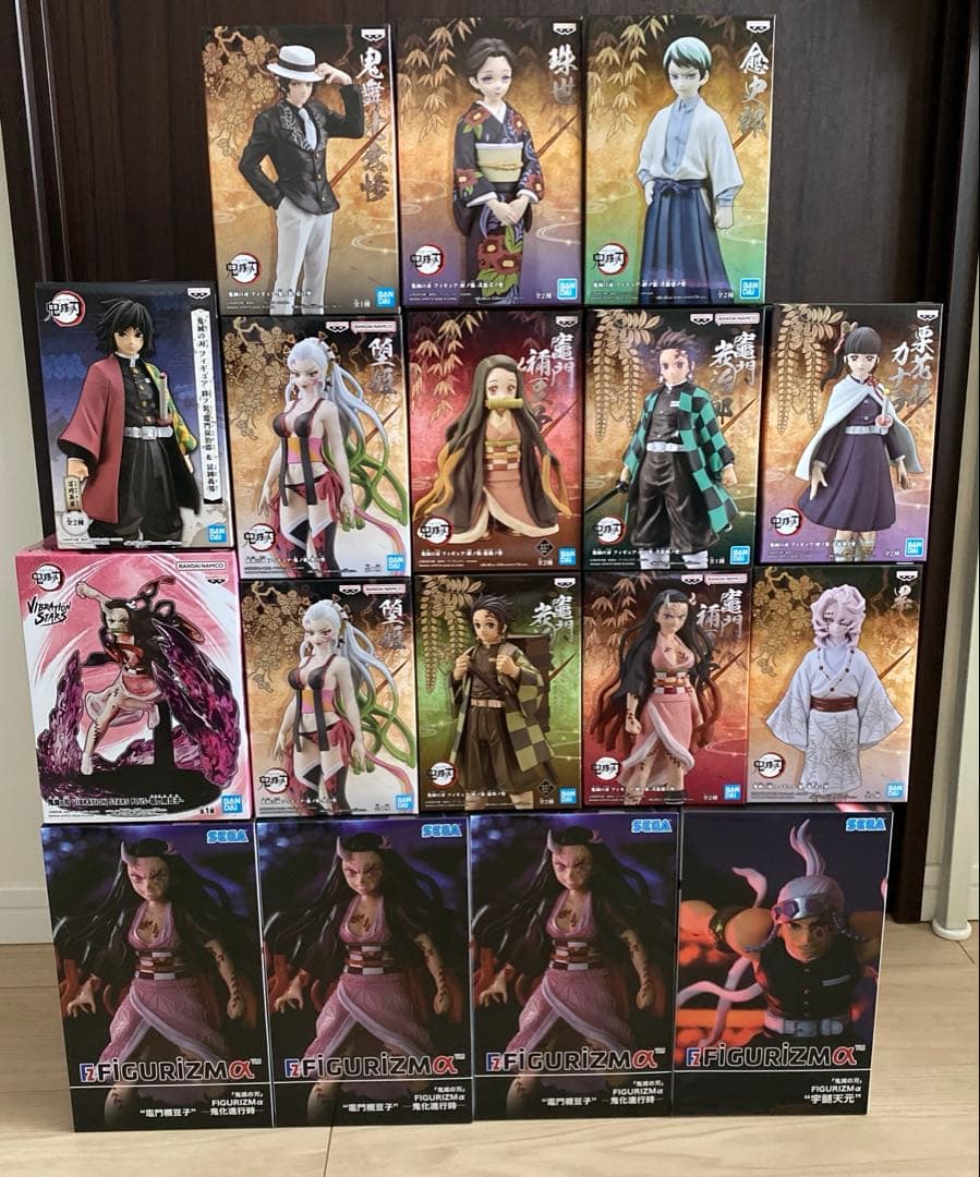 鬼滅の刃フィギュアまとめ売り プライズ品全56点