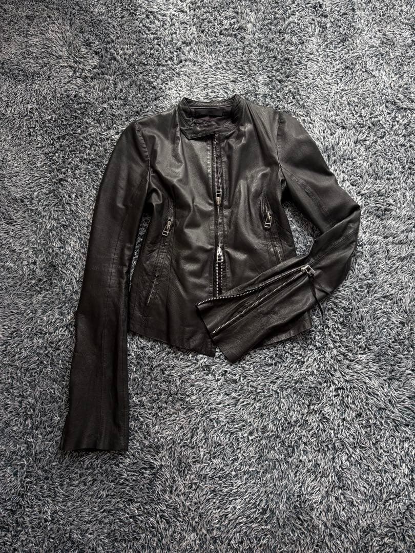 ジャケット・アウター ekam leather gimmick jacket