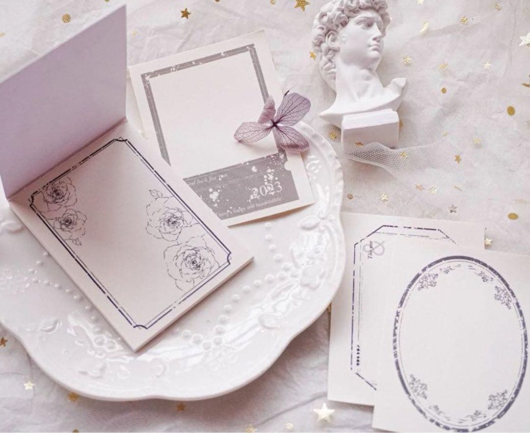 新品　枠素材のおすそ分け　コラージュベース素材　5種　100頁　160枚