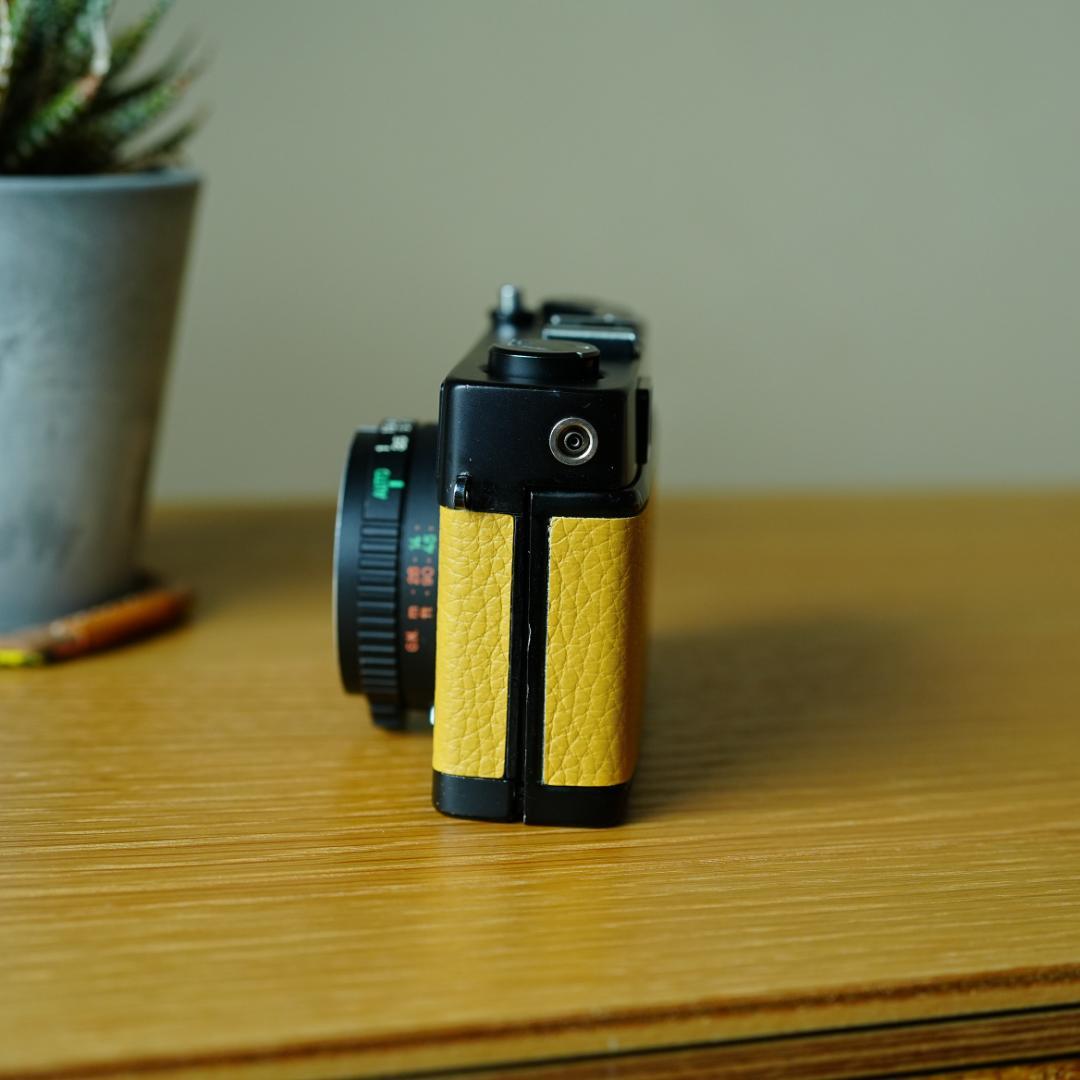 Konica C35 flash matic ブラック×イエロー【整備済完動品】