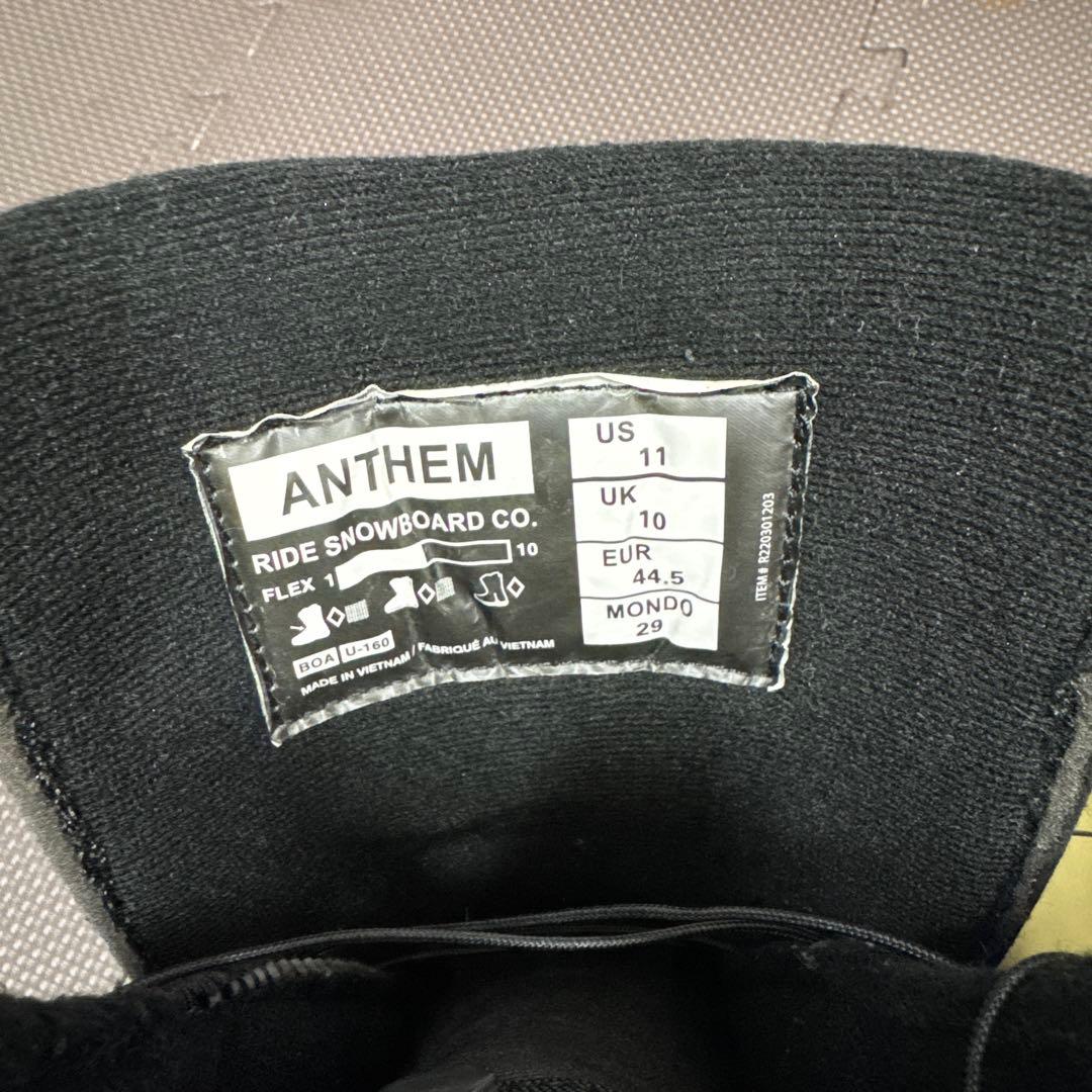 ANTHEM スノーボードブーツ 黒/黄色