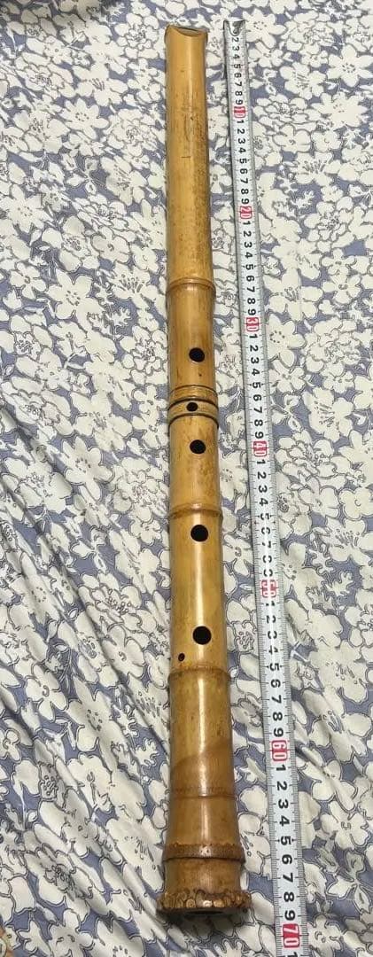 モ*ロ様 尺八　約66.5cm 銘　朝童