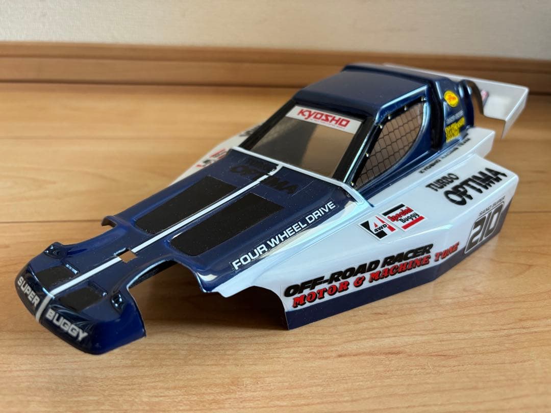 【新品！ホイール付き！】京商 ターボオプティマ ボディ＆ブルーホイール！