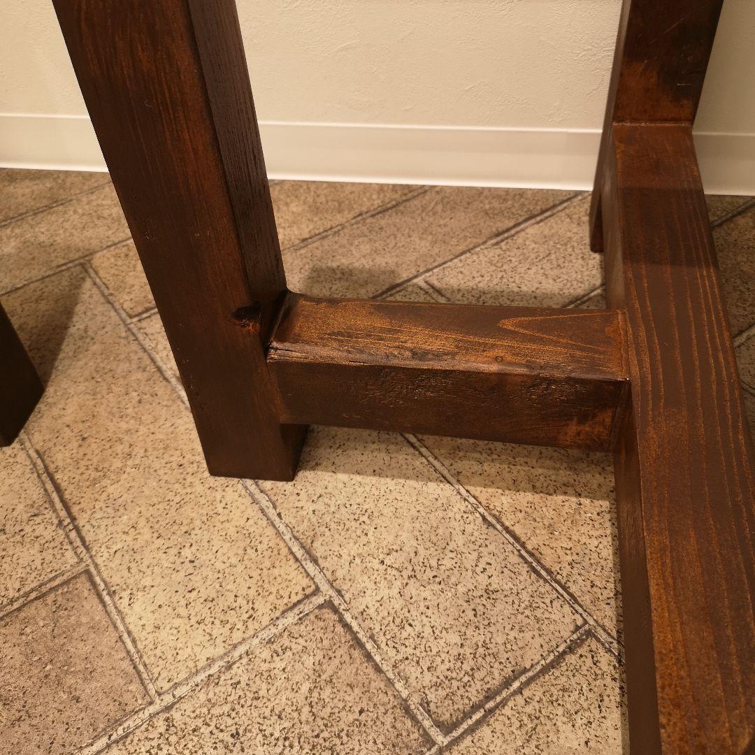 一枚板　テーブル　脚　檜