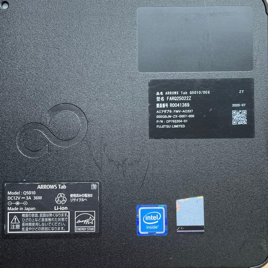 ARROWS Tab Q5010/DEG Celeron eMMC128 美品