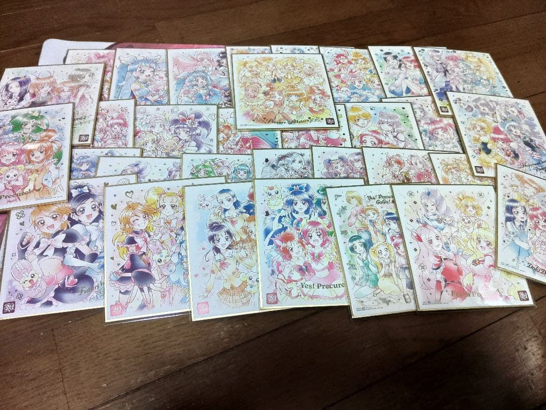プリキュア 色紙セット 36枚